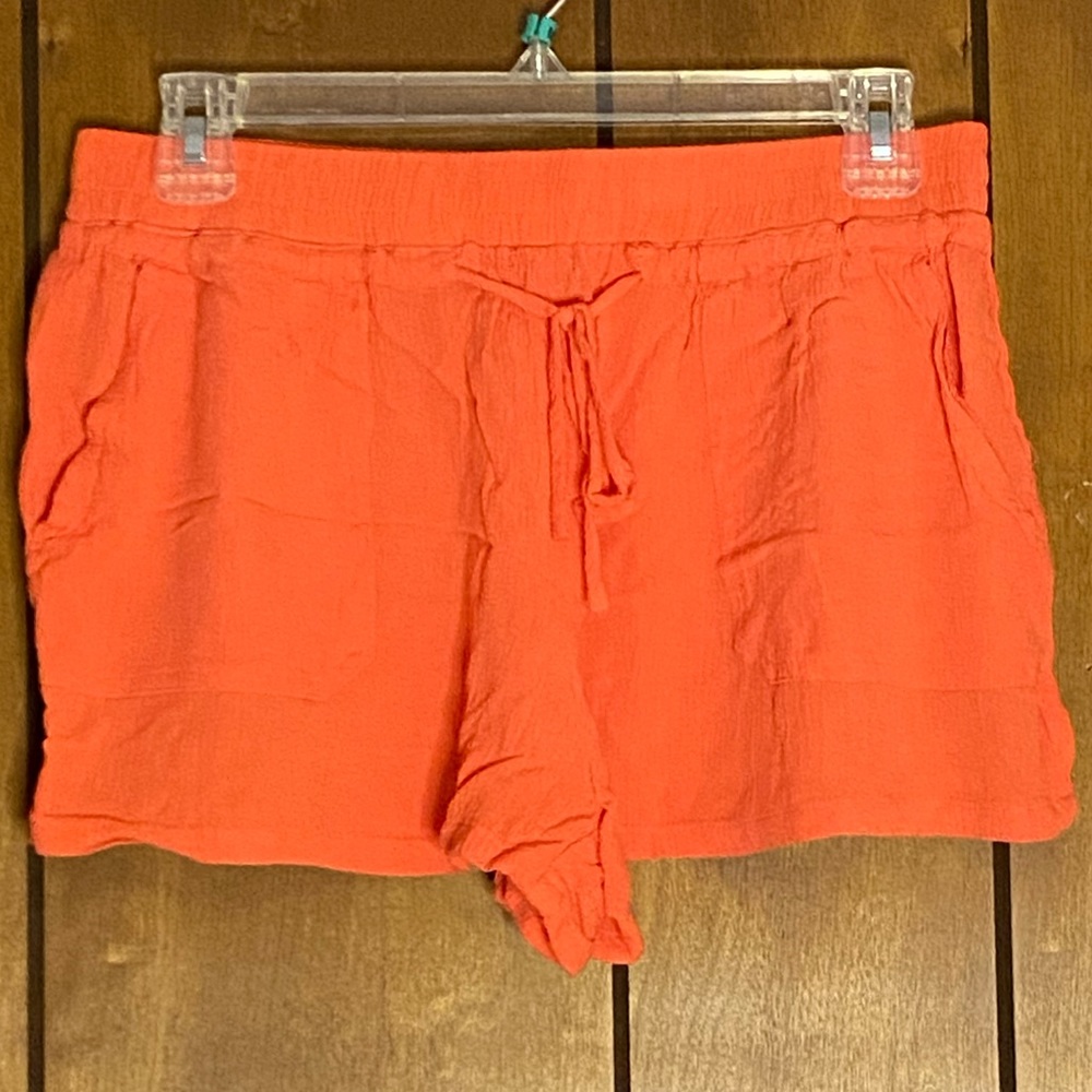 Joe B Lightweight Coral Pull-on Shorts Size Large